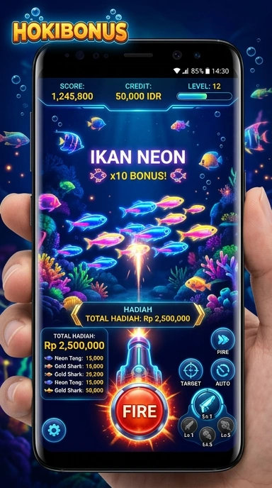 Tampilan utama aplikasi hokibonus yang menarik dan user-friendly.